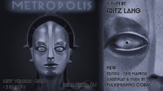 METROPOLIS  Fritz Lang  New Version  3 Hours  New English Intertitles amp Music Soundtrack 4K [upl. by Bret]