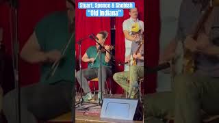 “Old Indiana” Stuart Spence amp Shebish w S Woodmanbanjo oldtime fiddle nyc jalopy [upl. by Kola839]