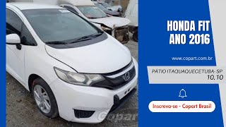 Leilão de Veículos HONDA FIT Pátio Itaquaquecetuba  SP [upl. by Ekard]