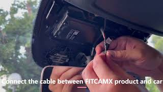 FITCAMX DASH CAM For Mercedes Benz GLE GLS [upl. by Fernanda]