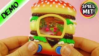 HAMBURGER RINGE IM WASSER Spiel  Hat Nina die Geduld WASSER FLIPPER GAMEBOY [upl. by Felicie]