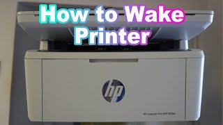 How to Wake Up Your HP LaserJet Pro MFP M28w in Seconds ️ [upl. by Kcirrag]