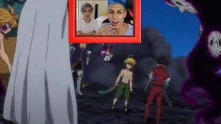 MELIODAS vs DEZ MANDAMENTOS no Nanatsu no Taizai ‹ React › [upl. by Pavkovic584]