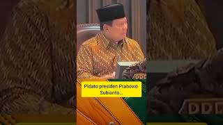 Pidato presiden Prabowo Subianto presidenprabowosubianto [upl. by Orabel]