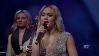 Zara Larsson amp Clean Bandit  Symphony  Live  Kelly HD [upl. by Garlanda890]