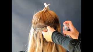 How to remove tape hair extensions that has liquid gold glue on it hair wefting tapecom [upl. by Rolyt]