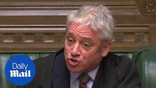 Bercow kills off Theresa Mays last lifeline by ignoring amendment [upl. by Ennayrb786]