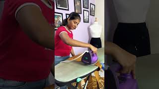 Saree Pre Pleating Tutorial sareeboxfolding saree sareeprepleating silksaree [upl. by Riamu]