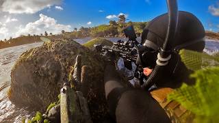 Terrifying Moments at Airsoft Game in Puerto Rico [upl. by Swagerty]