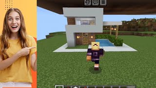 Minecraft Modern House Tutorial minecraft halny rizzial modernhouse wiederdude trending [upl. by Sylram]