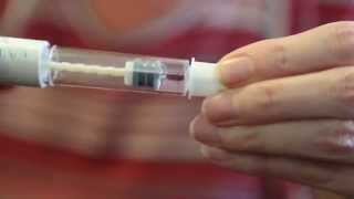 Demo of Preparation and Injection of Gonal F IVF Drug [upl. by Anoirb]