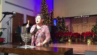 Selma Strier  Menorah Lighting and Blessing [upl. by Chapin]