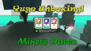 Miners Haven  Unboxing  YUUGE Christmas Unboxing Part 1 [upl. by Dnalram]