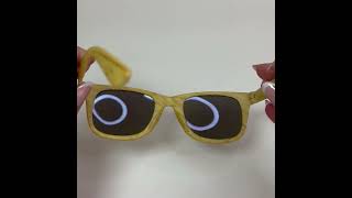 Lunettes de soleil effet bois  UV400 goodies [upl. by Huda]