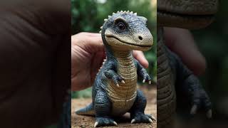 AI designed a small Tiny alamosaurus Baby babyanimals cute babyalamosaurus [upl. by Xuaegram]