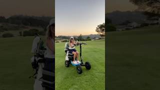 CYBER GOLF SCOOTER doing his thing explorepage golf [upl. by Hnahk]