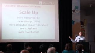 Keynote  Matt Ahrens  OpenZFS Dev Summit 2014 [upl. by Reames]