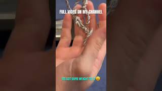 UNBOXING SHOP GLD 4MM WHITE GOLD ROPE CHAIN [upl. by Polivy146]