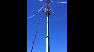 EA8TL HEXBEAM on SCAM 12 MAST [upl. by Nnaeirelav]