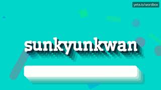 HOW PRONOUNCE SUNKYUNKWAN BEST QUALITY VOICES [upl. by Nosnibor]