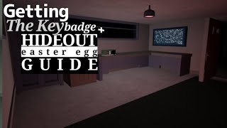 Getting The Key badge  Hideout Easter Egg Guide  Roblox Specter [upl. by Keel]