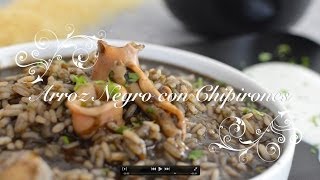 Arroz Negro Thermomix  Arroz Thermomix  Arroz Negre con Chipirones  Recetas Thermomix [upl. by Nylikcaj85]