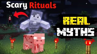 Trying Minecraft Scary Rituals That are Real [upl. by Raual527]