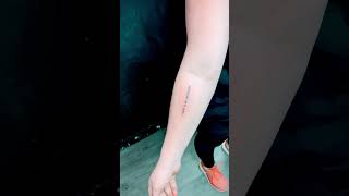 Tattoo mini  Hình xăm chữ by Jack Inks Tattoo piercing tattoo [upl. by Zurciram122]