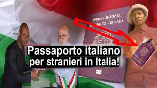 Come richiedere il passaporto italiano per stranieriGuida completa [upl. by Bogoch]