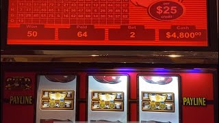 Amazing Multiple RED SCREEN Jackpot on 50 Bet Crazy Bill’s High Limit at Choctaw Casino [upl. by Retsof]