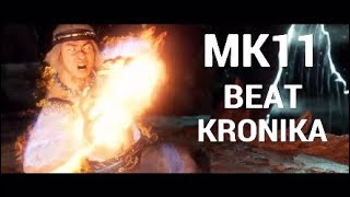 HOW TO DEFEAT KRONIKA Easiest Way Medium Difficulty  Mortal Kombat 11  Final Boss  Ending [upl. by Cullie66]