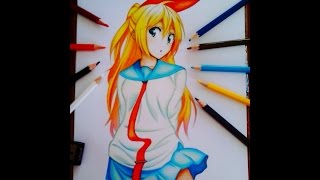 Drawing Chitoge Kirisaki from Nisekoi [upl. by Assela548]