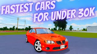 Fastest cars for under 30K Supercar performance  Greenville Wisconsin [upl. by Enaxor918]