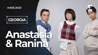 Lets Talk With Anastasia and Ranina Live From Nice  Georgia Junior Eurovision 2023 [upl. by Grishilda818]