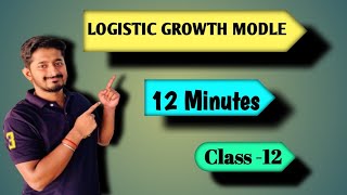 Logistic Growth model  ORGANISM AND POPULATION [upl. by Onairelav]