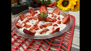 Quick amp Easy Strawberry Creamy Desert RecipeStrawberry Creamy Desert At Home UrduHindi [upl. by Vogeley]