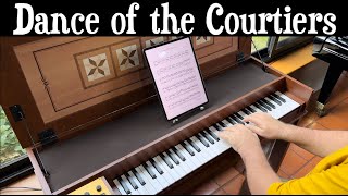 quotDance Of The Courtiersquot Harpsichord Music by David Hicken [upl. by Mame]