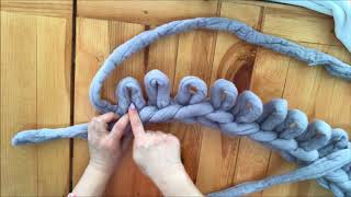 HOW TO HAND KNIT A KING SIZE BLANKET WITH FELTED MERINO WOOL [upl. by Ynohtnaeoj]