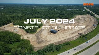 July 2024 Construction Update  Motorsports Gateway Howell [upl. by Reppiks]