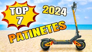 TOP 7 PATINETES ELÉCTRICOS 2024 [upl. by Ahsiat]