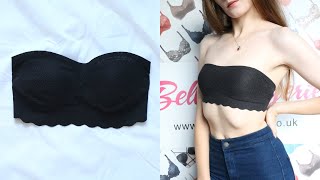 Sloggi  Zero Feel Padded Lace Bandeau  Review [upl. by Aneladdam]