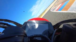 Onboard Iberia circuit Almería amp Andalucia Kawasaki zx10rr March 2020 [upl. by Anitsyrhc]