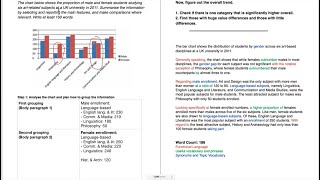 IELTS Academic Writing Task 1  Bar Charts Lesson 1 [upl. by Kcirderf]