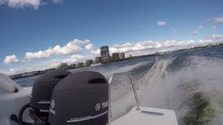 Twin Yamaha 200 Horsepower Outboards [upl. by Anialahs]