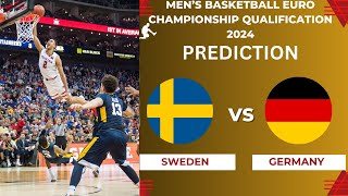 Sweden vs Germany Live Stream Euro Basketball Championship 2024 Qualifiers Commentary Score [upl. by Bloomer]