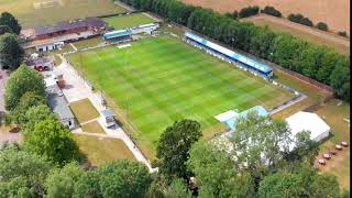 Tonbridge Angels Football Club from the Air [upl. by Anolahs]