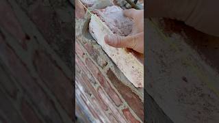 Lead paint feature bricks bricklaying asmr tradie [upl. by Corb]