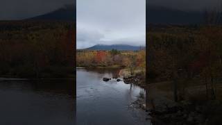 Exploring Mount Katahdin in Maine on a misty Fall morning 🍂 overland fallvibes [upl. by Nahte545]