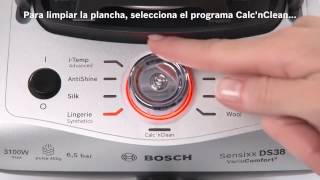 Bosch Calcn Clean protección anti cal para tu centro de planchado TDS38311ES [upl. by Correy72]