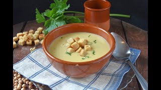 sopa o crema de garbanzos [upl. by Quincy]